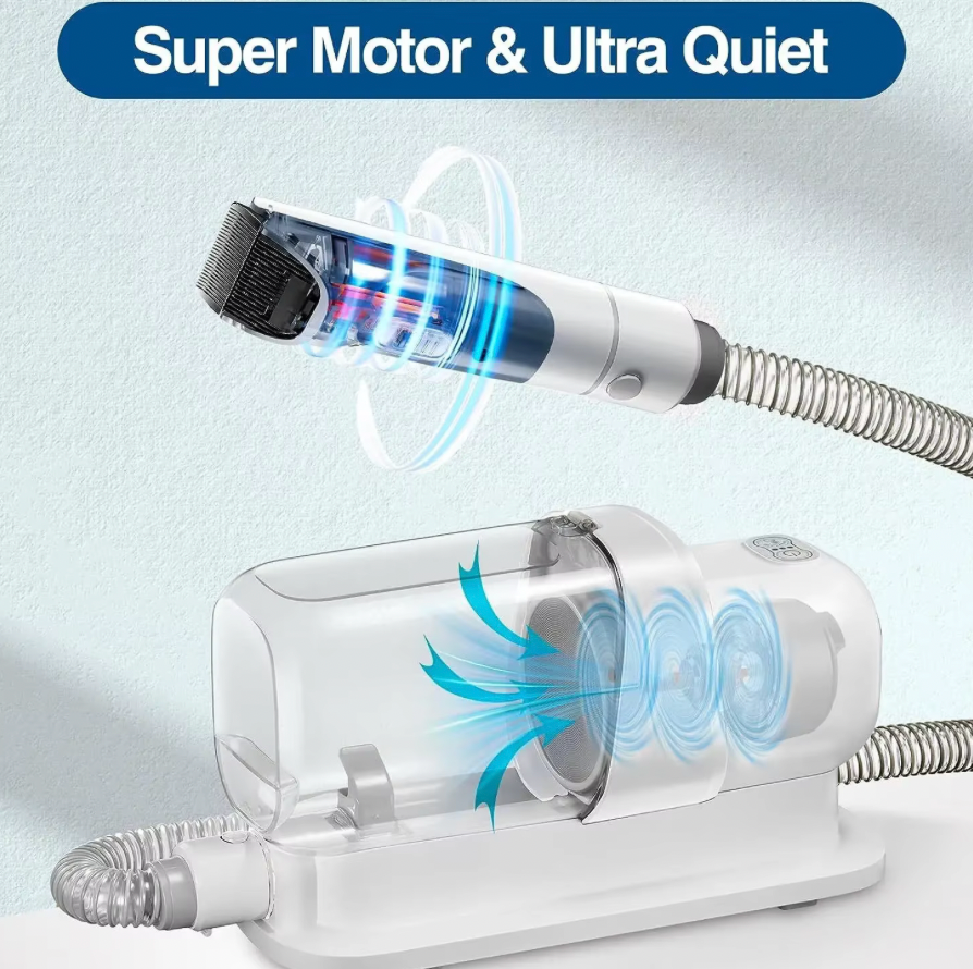 PawmazingPetâ„¢ Pet Grooming Vacuum Cleaner